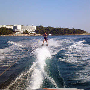 Two different water ski centers